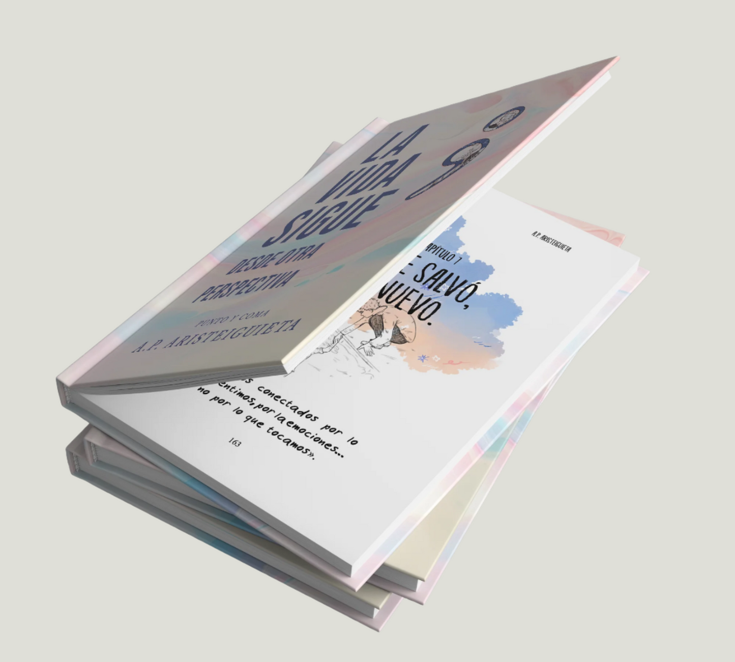 LA ViDA SiGUE; PUNTO Y COMA - CON DEDiCATORiA