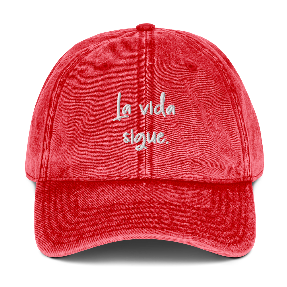 LA ViDA SiGUE (SEMiCOLON) Baseball Cap