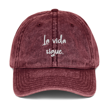 LA ViDA SiGUE (SEMiCOLON) Baseball Cap